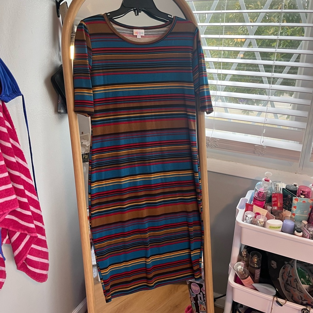 LuLaRoe Colorful Striped dress
